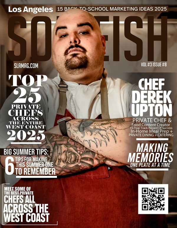 soeleish's tweet photo. --- Soeleish Los Angeles Magazine Announces "Chef Derek Upton" as our Vol #3 Issue #8 Cover Feature!!! -- https://t.co/W3JaTjWsxa https://t.co/oLfBOI4x64