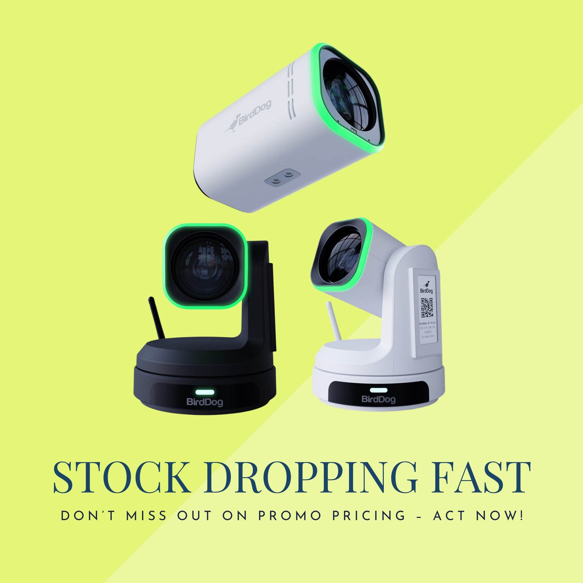 Digi_Broadcast's tweet image. ⏳ Final Units Remaining! ⏳

BirdDog’s hottest cameras are almost sold out.
Buy now and lock in promo pricing before the rise!

📷 Maki Ultra 12x Zoom Box – White
📷 X1 Ultra 4K NDI HX3 PTZ (Black + White)

🔗 digibroadcast.com/birddog-m421/p…

#BirdDogCameras #BroadcastGear #PTZCamera