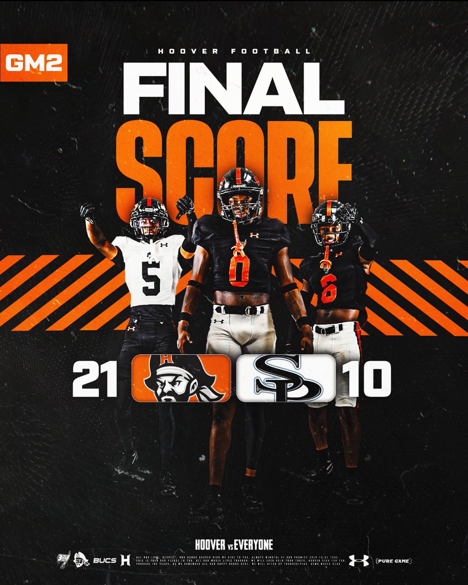 For The City. HOOVER, AL. Go Bucs! #connected 🏴‍☠️🟠⚫️🏴‍☠️