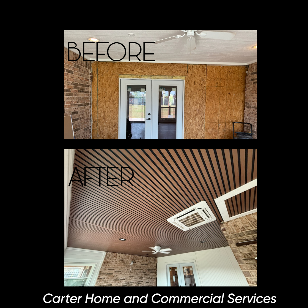 Ready for the project to be completed? Contact us! 254-362-2994 info@carterhomeandcommercial.com