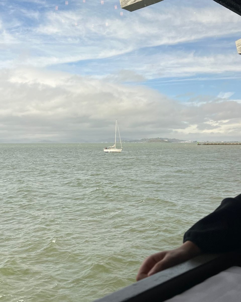 POV: You're dining above the SF Bay. 🌉