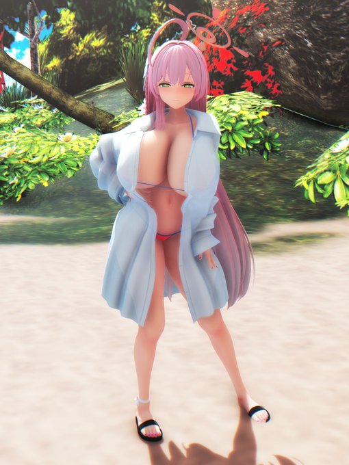 #今月描いた絵を晒そう 
今月作ったMMD。健全なやつ。 