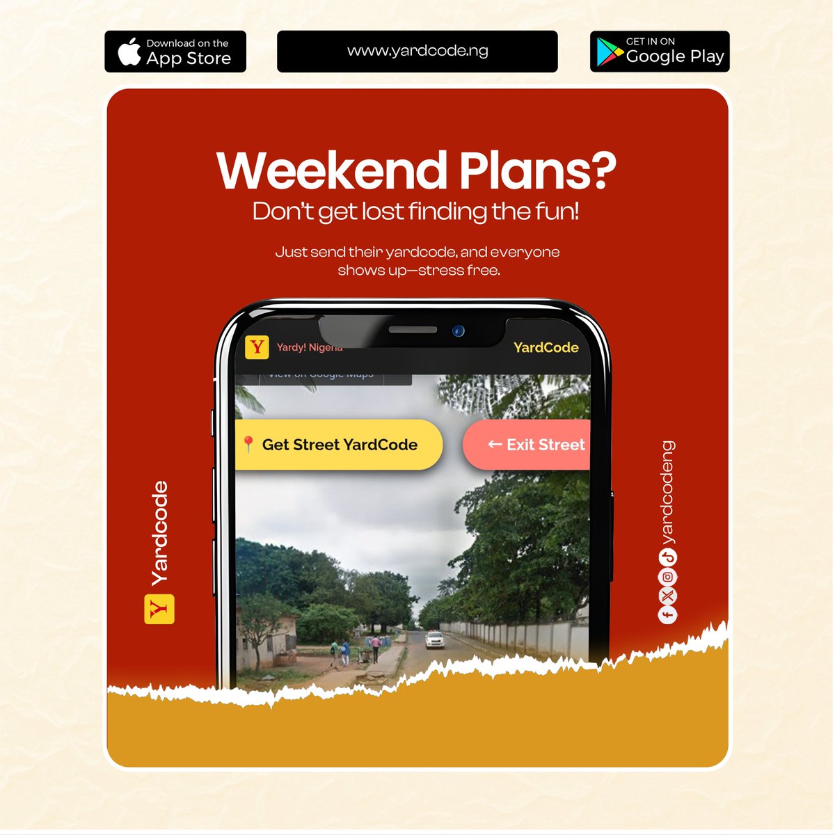 yardcodeNG's tweet image. Don&apos;t let them gist you only ooo, be at the function on time with YardCode😝

#yardcode #trending #weekend #partyparty #nigeria