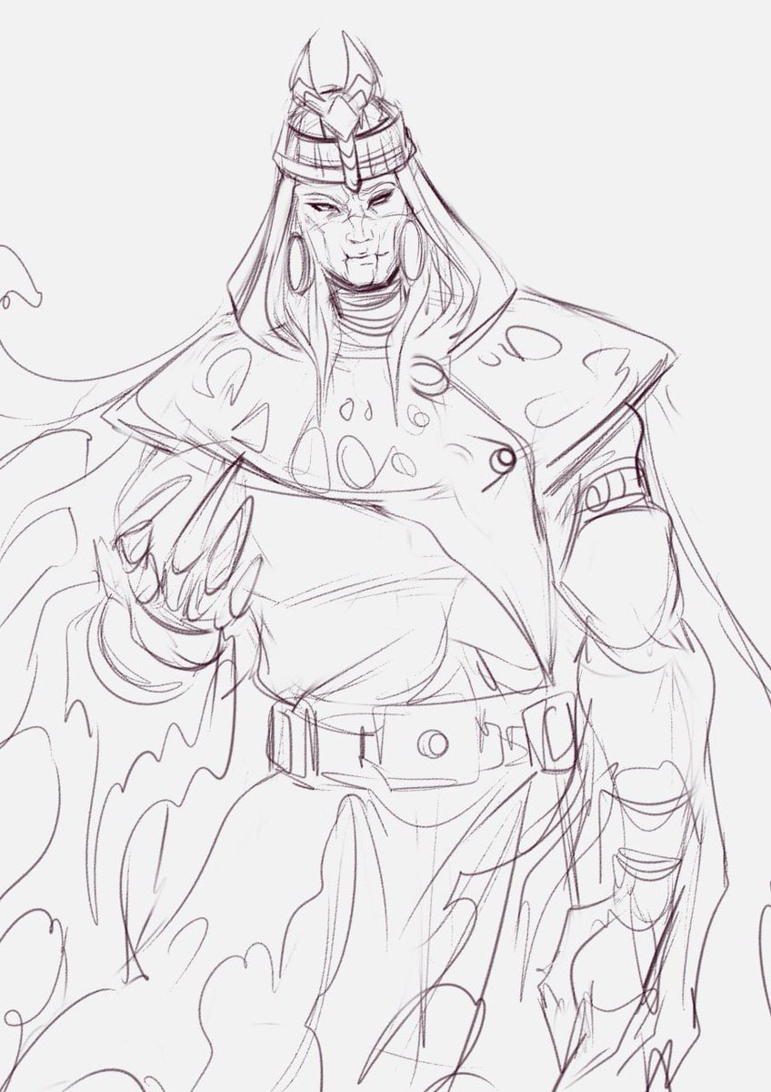 Old and dangerous shaman.

#originalcharacter #sketch