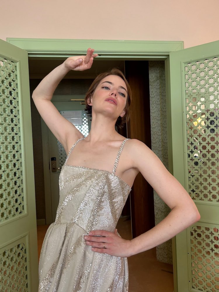 Emma Stone in a newly shared picture.