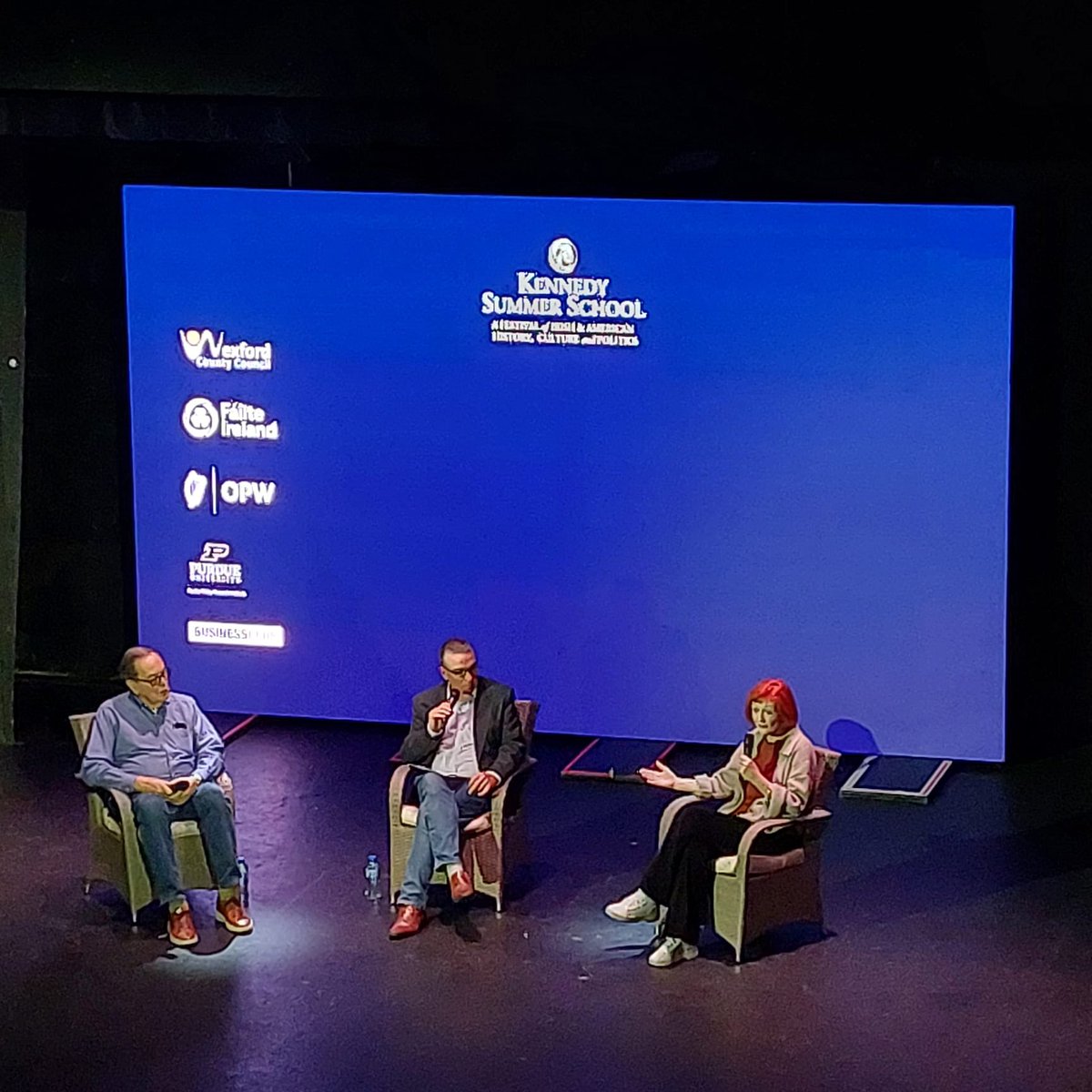 An Focal Deireanach with <a href="/marionmckeone/">Marion McKeone</a> and <a href="/CalThomas/">CalThomas</a> at <a href="/JFK_SS/">Kennedy SummerSchool</a>