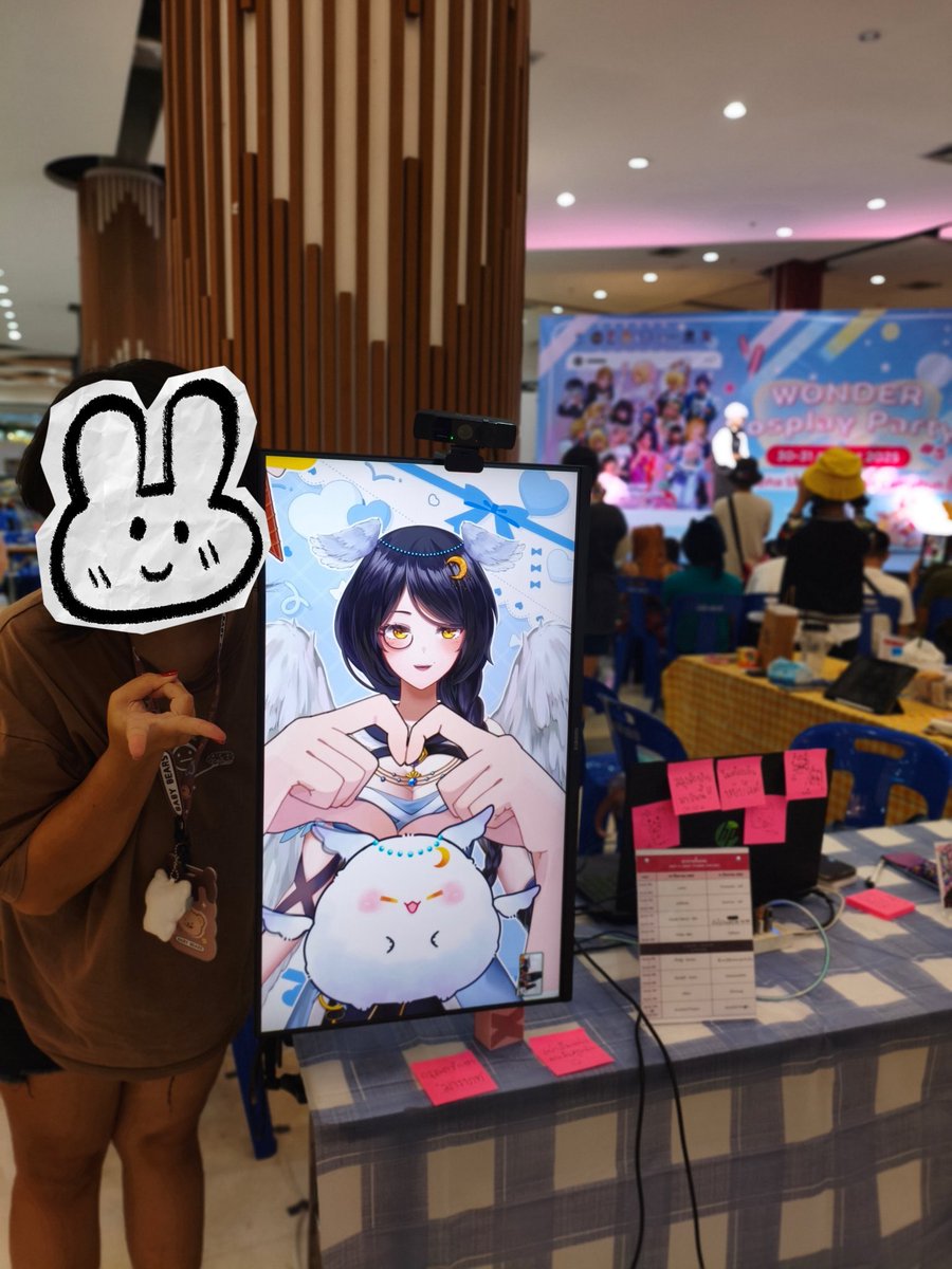 ขอบคุณทุกคนที่แวะมาถ่ายรูปกันนะฮับ 📸

ขอบคุณคุมสตาฟทุกคนที่คอยดูแลกันด้วยฮับ ทั้งคอยหันจอ ทั้งเอ็นเตอร์เทน เห่งมั่ก 😂

เป็นงานมีตครั้งแรกเยย สนุกกับการเอียงคอมาก ชาวคอสเพลย์ และ ทุกคนในงานน่ารักมาก ไว้เจอกันอีกน้า  💙🙏✨ 

#Allure_TND