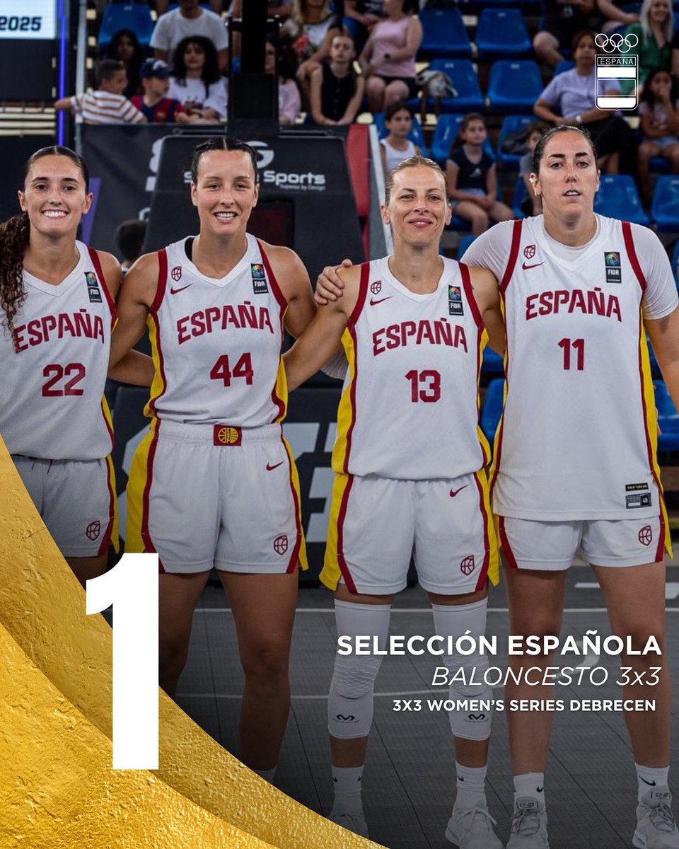 𝑼𝑵 𝑻𝑶𝑹𝑵𝑬𝑶 𝑫𝑬 𝑶𝑹𝑶 💛🥇

La selección española de baloncesto 3x3 gana con soltura su final ante la República Checa 🙌

Con este oro, suman ya 5 medallas en este 2025 👏

Enhorabuena, <a href="/BaloncestoESP/">Baloncesto España</a> 💪

📸 <a href="/FIBA3x3/">3x3 Basketball | FIBA3x3</a>