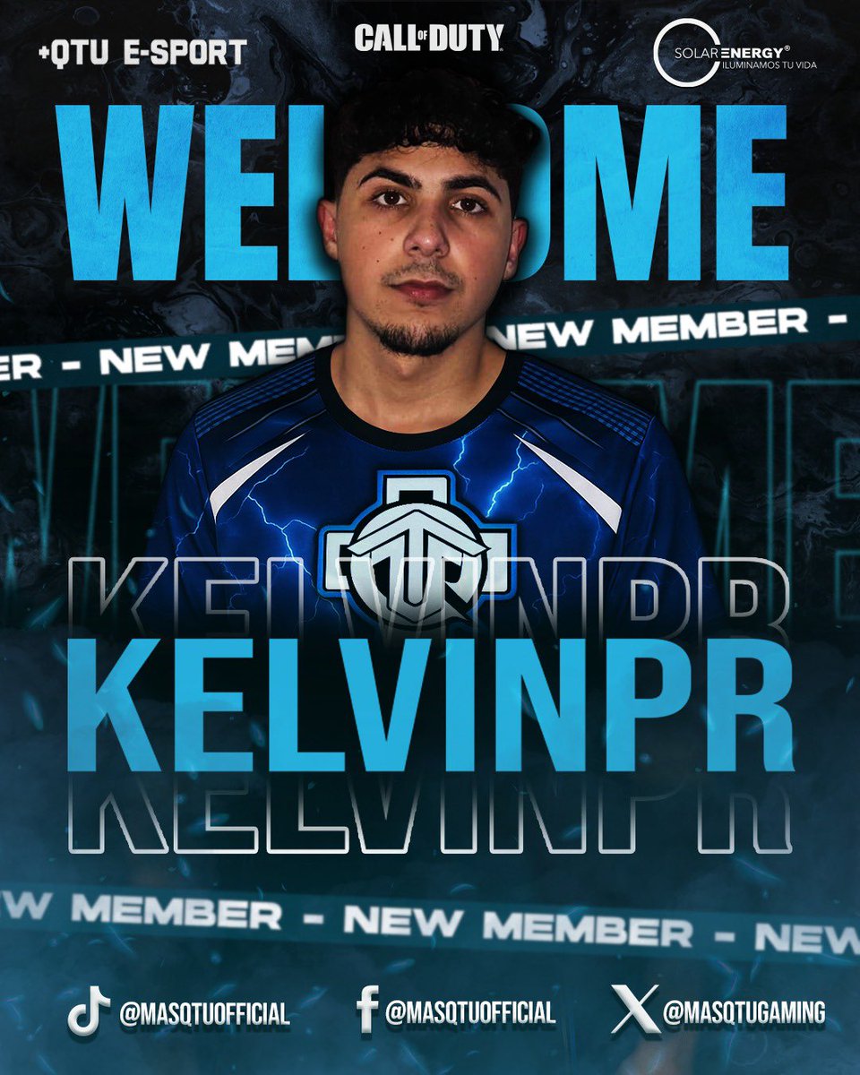 🎉 ¡Bienvenidos a la familia +QTU Esports! 🎉
Hoy recibimos a BLUEBIRDY y KelvinPR, dos talentos que llegan para aportar su pasión, disciplina y nivel competitivo a nuestra organización. 💙
En +QTU seguimos creciendo y cada paso es gracias al esfuerzo de todos. 🫂
Sangre Azul 💙