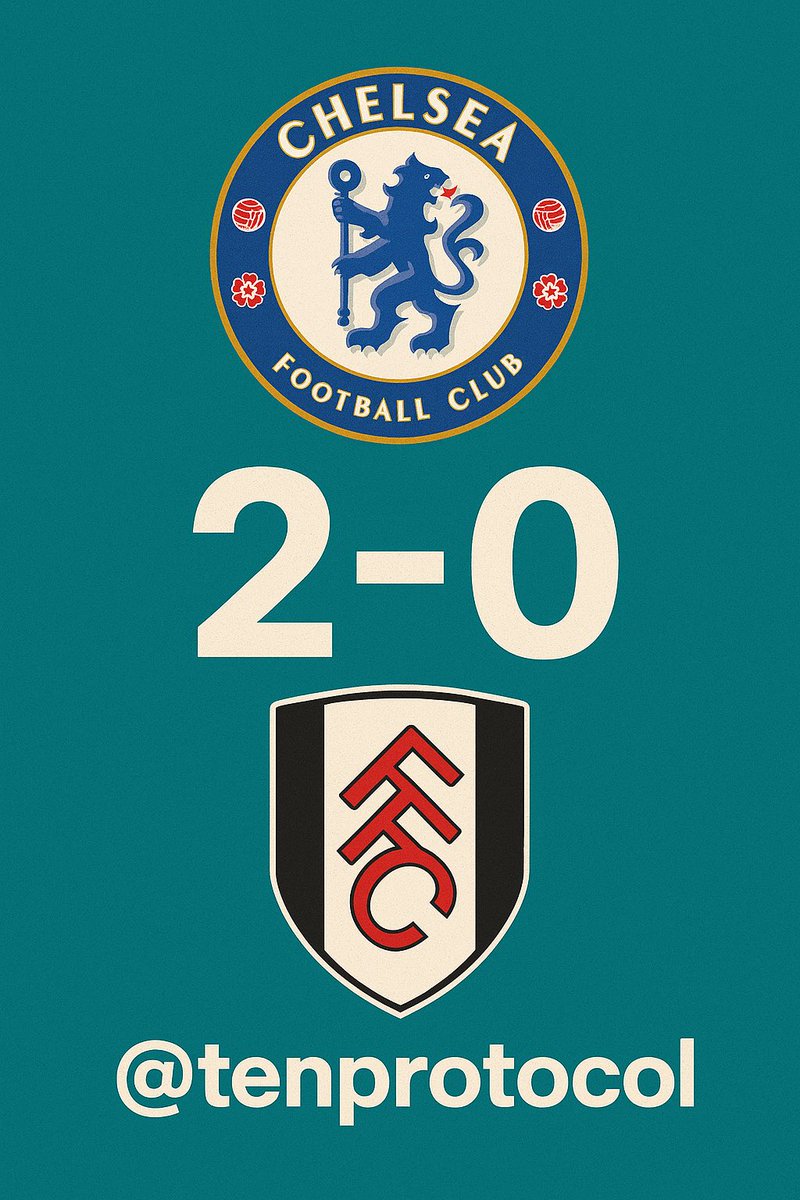 🔵⚽ CHELSEA VICTORY!
A solid 2-0 win over Fulham — the Blues keep shining brighter! ✨💪

Here’s to more goals, more wins, and more celebrations ahead 🍾🥂
Powered by <a href="/tenprotocol/">TEN (🔟/🔟)</a> 🚀