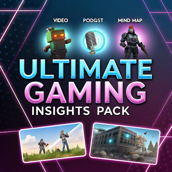 RftAhmd47506's tweet photo. 🎮 Level up your gaming knowledge!
Our Ultimate Gaming Insights Pack dives into Roblox, Minecraft, Fortnite &amp; Among Us — discover why millions are obsessed.
Includes: Video + Podcast + Mind Map.
👉 [https://t.co/VNtPFtzQFQ] #Gaming #Roblox #Minecraft #Fortnite #AmongUs https://t.co/2QJI6777d6