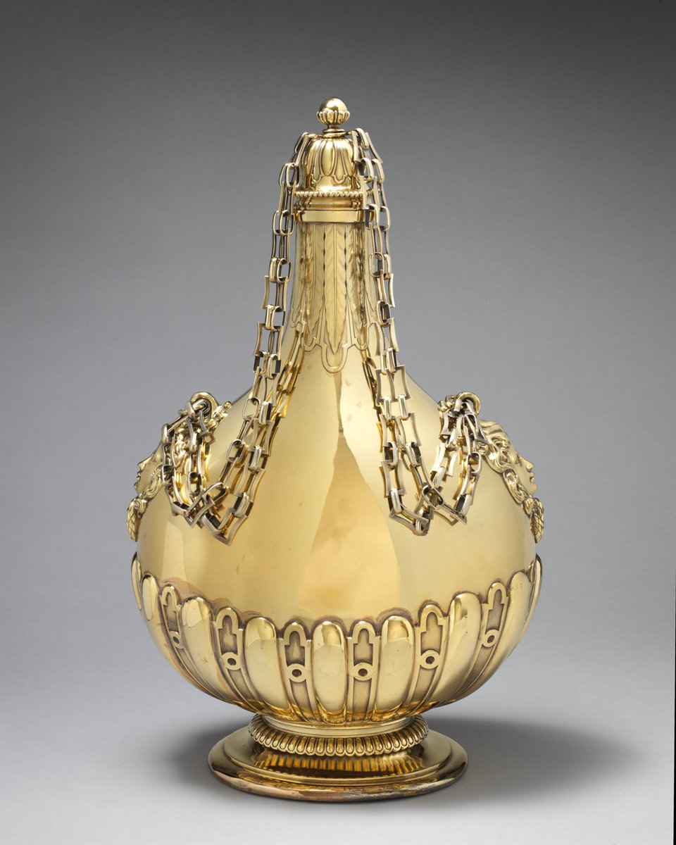 Pilgrim Bottle (one of a pair), Robert Garrard II
1869.