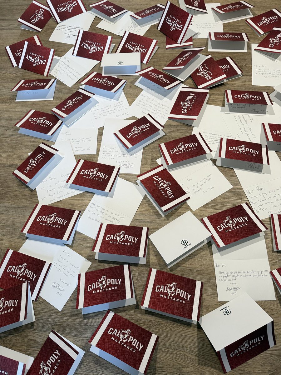 As we open our FB season in San Diego today, my last season as a staff member, I am blown away by these young men, every single one of them handed me a thank you card as they boarded our charter.I am overwhelmed by gratitude.They define everything great about our univ. #RideHigh