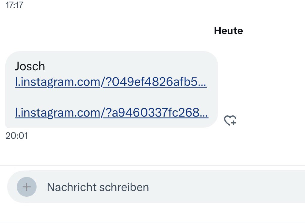 ‼️Solltet ihr solche Nachrichten bekommen, bitte löschen und nich darauf reagieren. ‼️