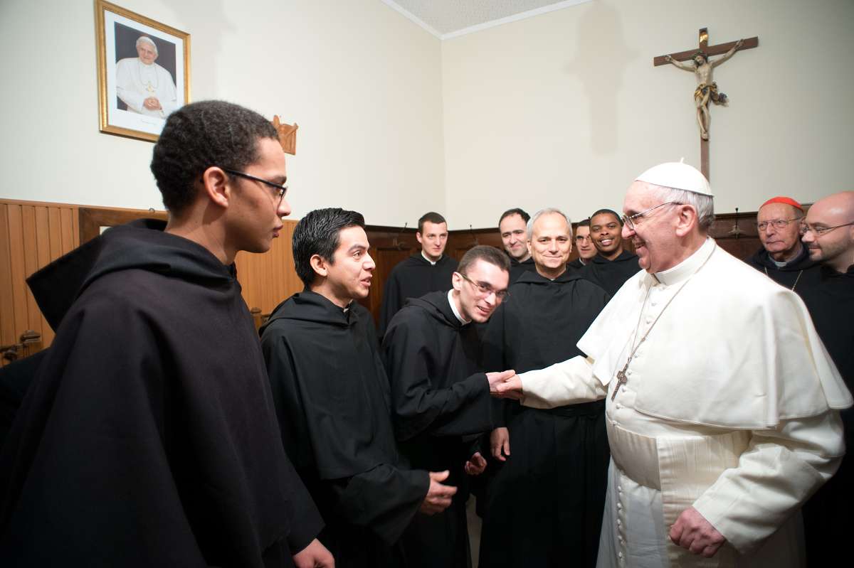 pov: you flash a charming smile praying the Pope won’t notice it’s still his predecessor hanging on the wall