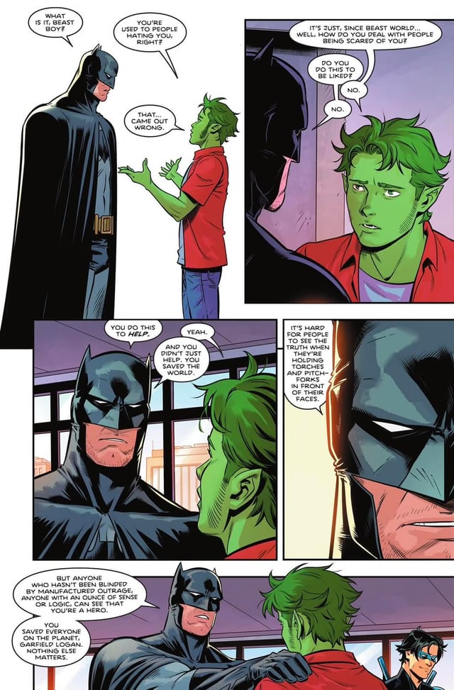 It’s unfair to crucify a character who was poorly written 30–40 years ago, not to mention that he was barely 15–16 years old.
Meanwhile, there are other characters who did worse things at an older age than Gar.