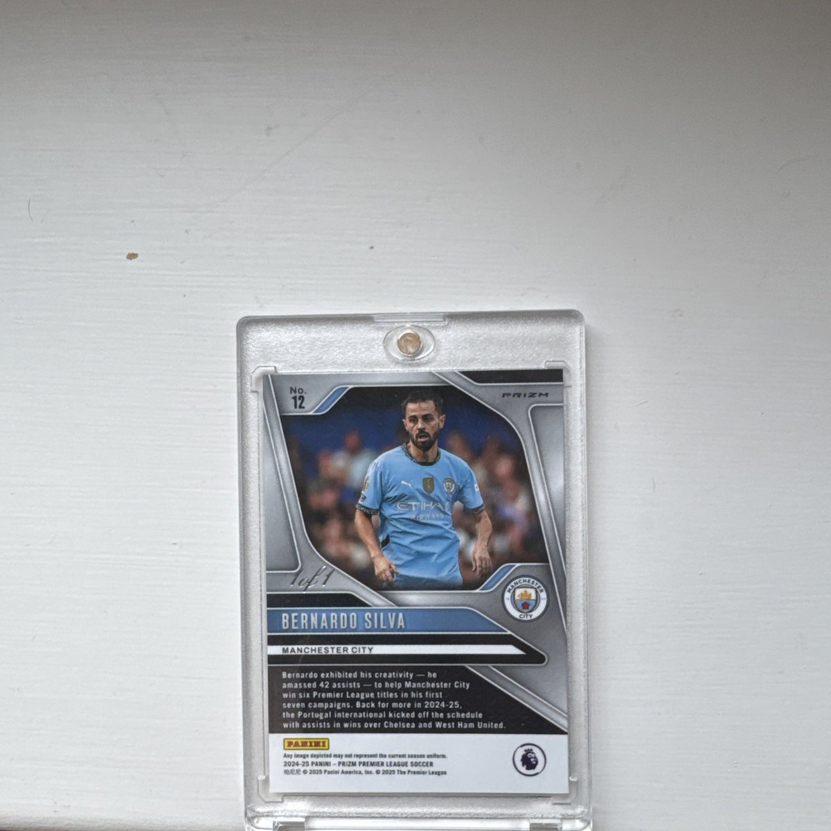 Any city collectors on here? 

1 of 1 Bernardo Silva for sale 👍🏽

#ManCity #panini #1of1