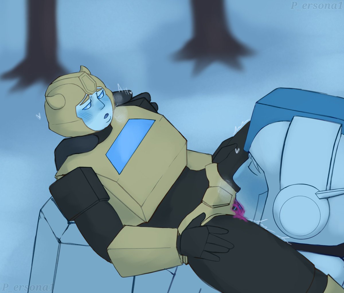 In the moonlight 🐝❄️

Inspired by <a href="/TFreak385/">TransformersFreak385 ♡ | 🔞</a>'s fanfic ✨

.

.

.

#valveplug #bumblebee #Skyfire #Jetfire #Skybee #SnowBee #TfG1