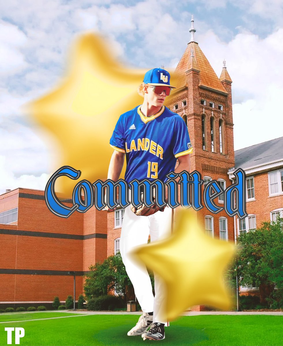 First, I want to thank God for all that he has blessed me with and the opportunity to continue playing baseball at Lander University. I’d like to thank my family for all the support and sacrifices they have given! Thank you to all my coaches and teammates for helping get here!
