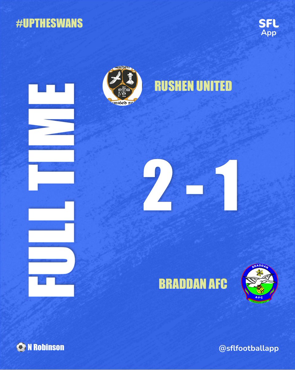 Tough start to the season for the first team away to <a href="/rushenutd/">Rushen United FC</a> Nathan Robinson scored on his competitive debut for the Swans after returning to his childhood club #UTS 🦢