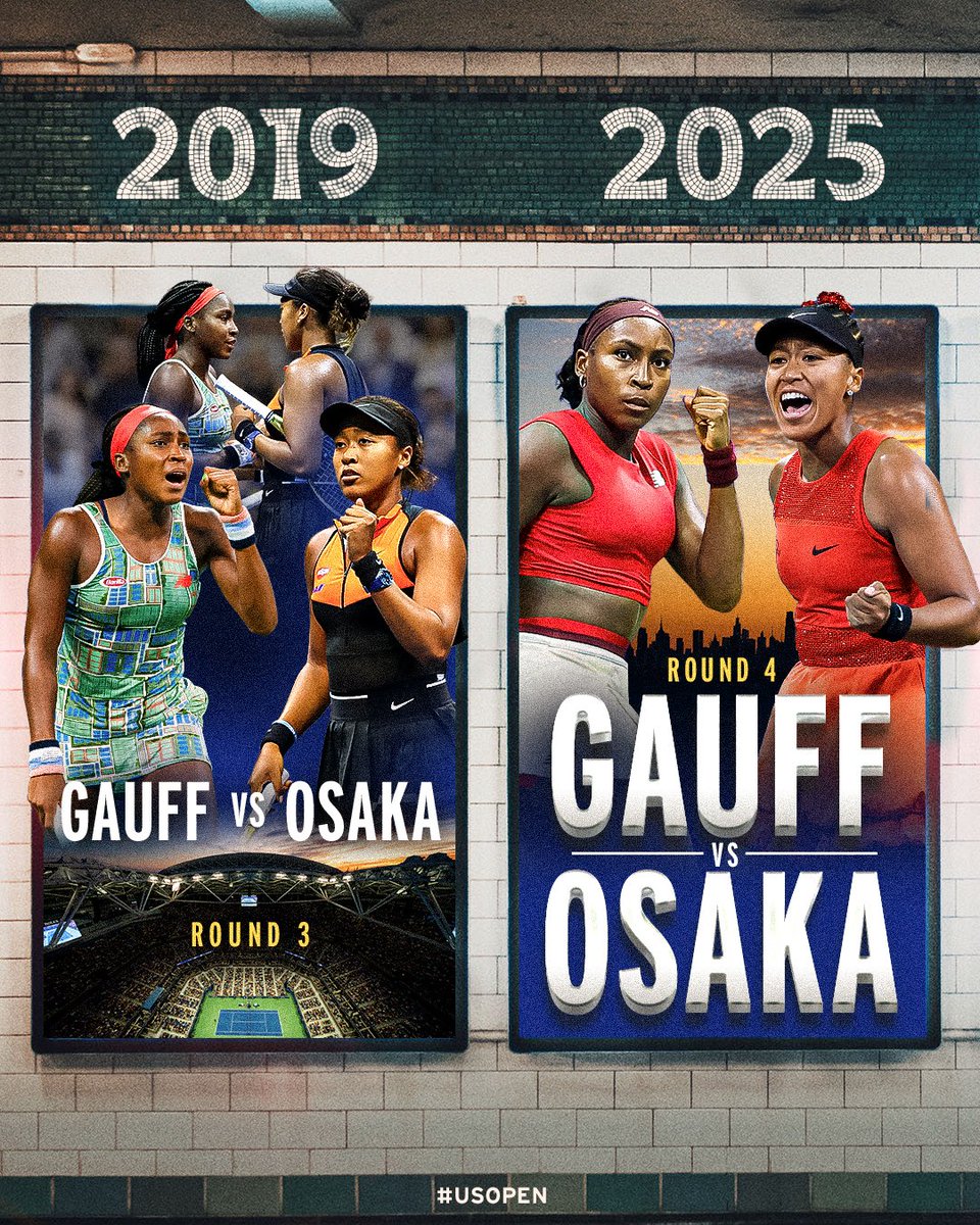 Six years after their first meeting in NYC, Coco and Naomi meet again in Round 4 🤩