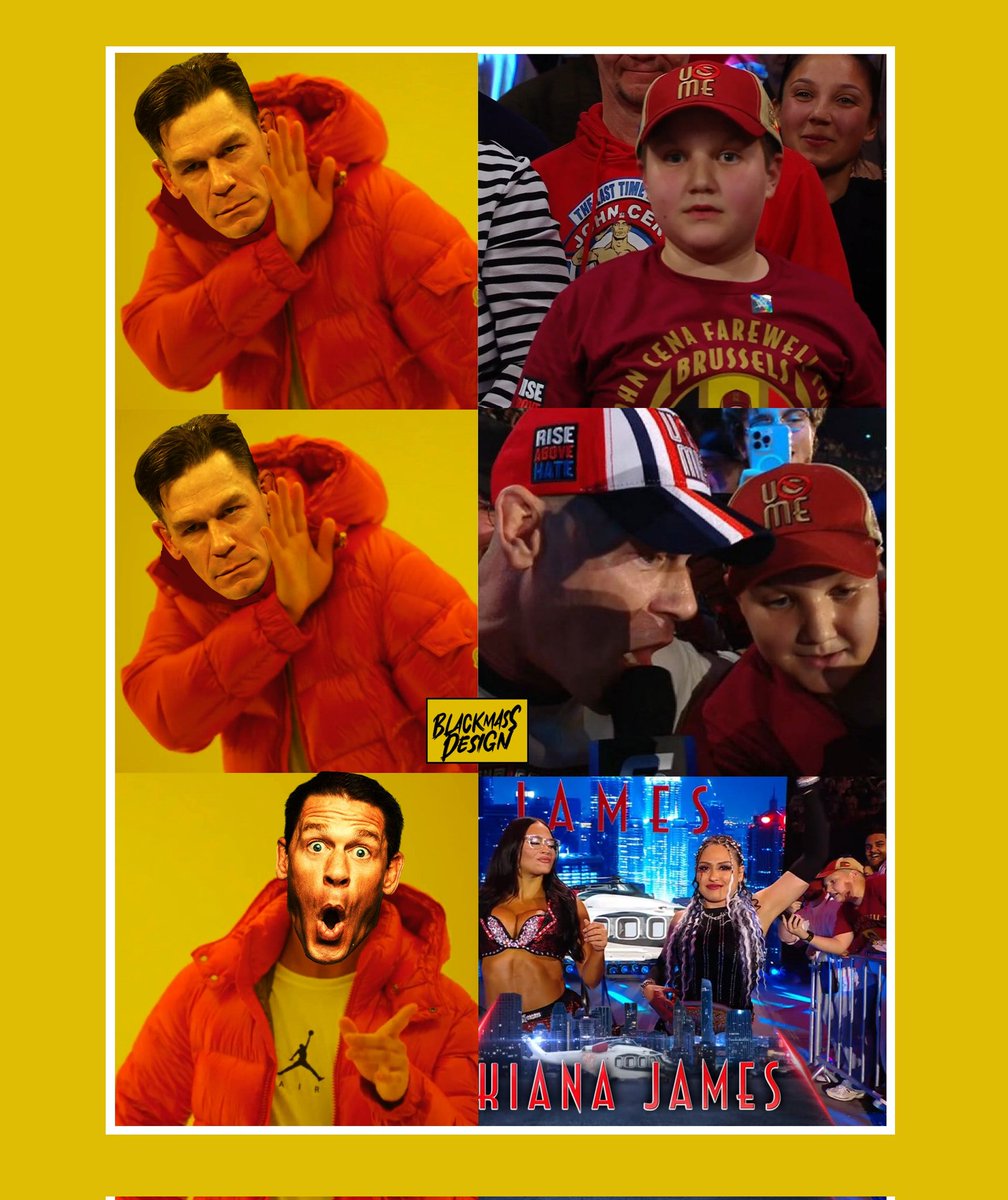 BlxckmassDesign's tweet image. children grow up too fast 🤣🤣🤣 
#Smackdown #lyon #wwelyon #JohnCena