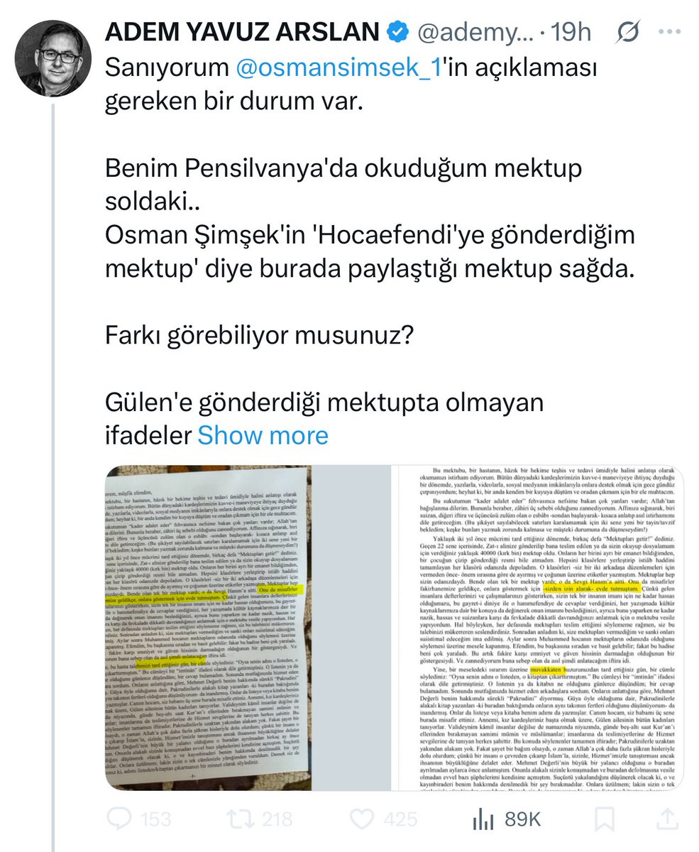 Kendini gazeteci sanan şu ahlaksızın yaptığını görüyor musunuz. Hem kişisel mektubu izinsiz okuyor, hem de bir kopyasını saklıyor. Osman Bey aleyhine böyle arşiv yapan bu şerefsizler AKP-“Ergenekon”cu dedikleri aleyhine ne korkunç arşivler saklamışlardır tahmin edin.