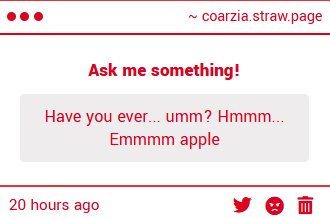 i think i sometimes pear