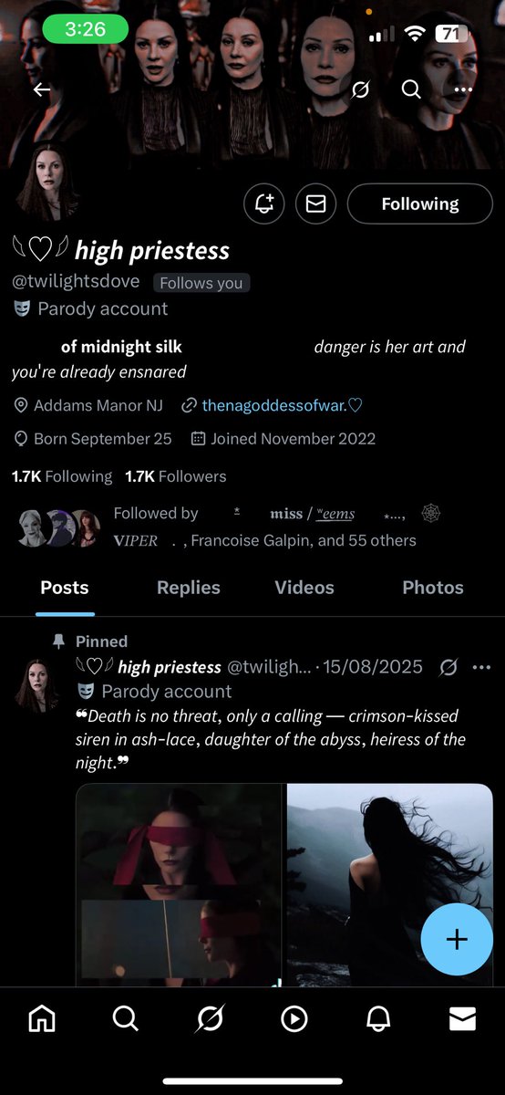 theodora.⠀ alright.  i  hate  doing  shit  like  this  but  it's  something  i've  been  sitting  on  for  a  really  long  time.  this  is  a  post  regarding  the  writer  known  as  nik  ╱ thenagoddessofwar.  now、 i  know  a lot  of  people  who  have  ++