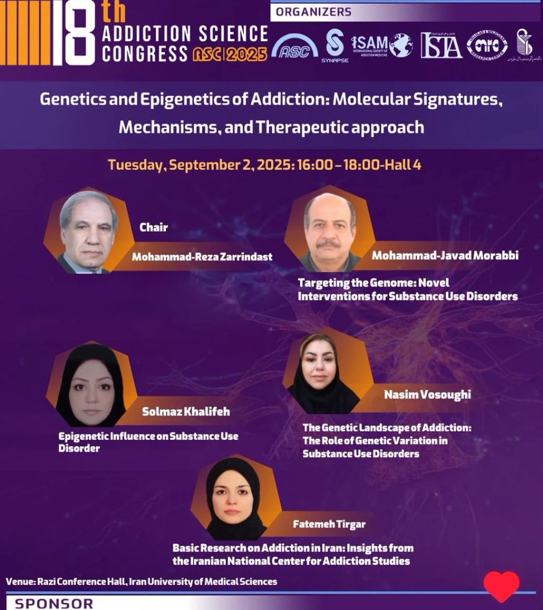 solmaz_khalifeh (@solmaz_khalifeh) on Twitter photo Talking about #Epigenetic influence on #SUDs on 18th #addiction science congress 
#solmaz_khalifeh
#سولماز_خلیفه
#substance_use_disorders Talking about #Epigenetic influence on #SUDs on 18th #addiction science congress 
#solmaz_khalifeh
#سولماز_خلیفه
#substance_use_disorders