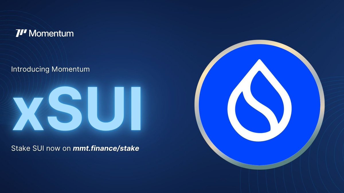 Meet xSUI: Liquid staked SUI designed for capital efficiency.

Stake once, earn twice because xSUI stays usable in DeFi while generating staking rewards.

This is how Sui staking becomes the backbone of an entire yield ecosystem.