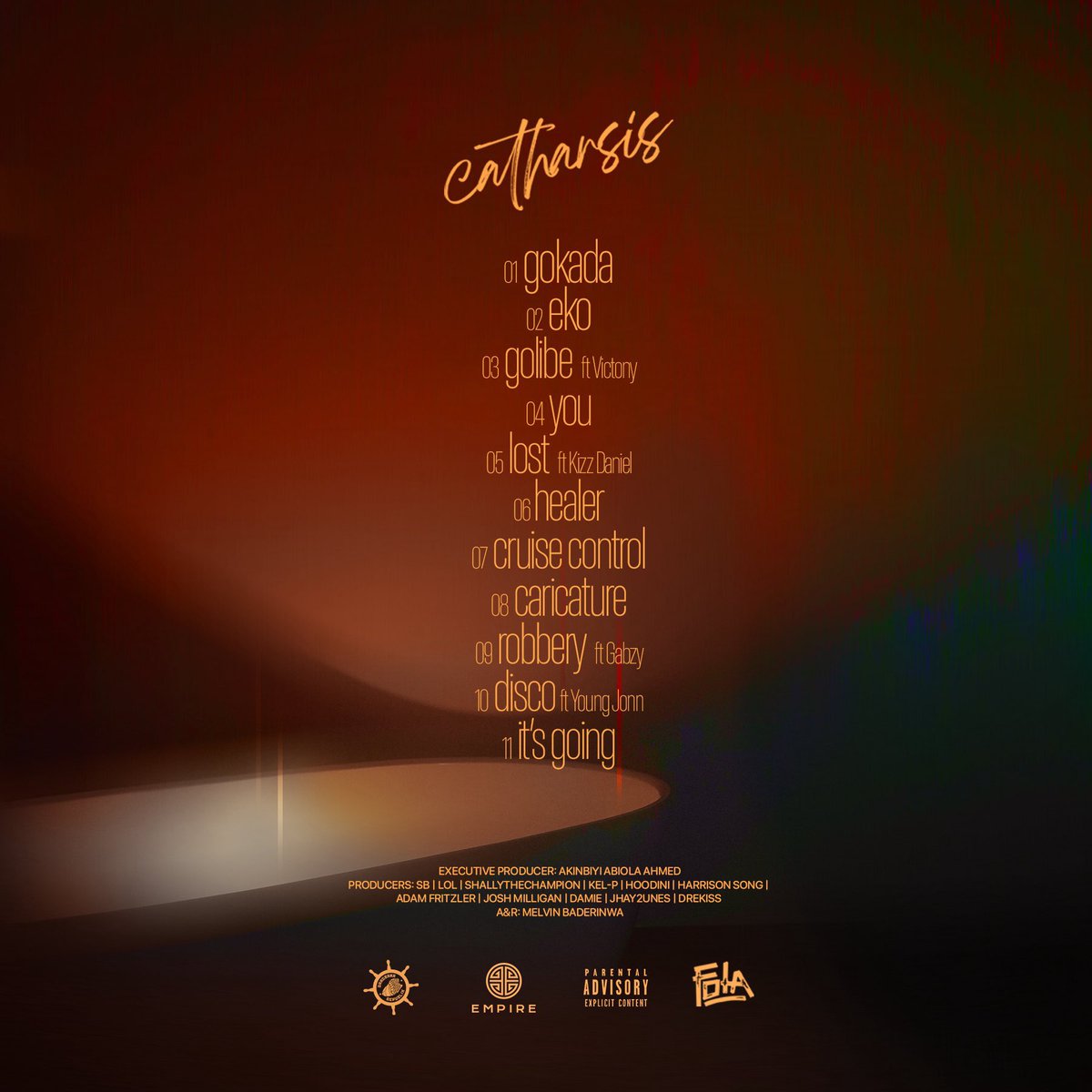 Fola announces his debut album, “catharsis” 📀

Young Jonn, Kizz Daniel, Victony &amp; Gabzy. Are all featured on the album 

🗓️ Out September 5.