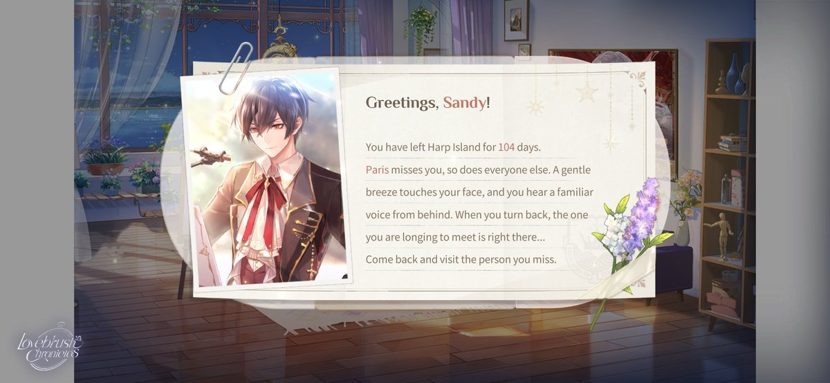 sandylight83's tweet photo. Come and visit the person you miss. #LovebrushChronicles https://t.co/p1mNmqcBcS