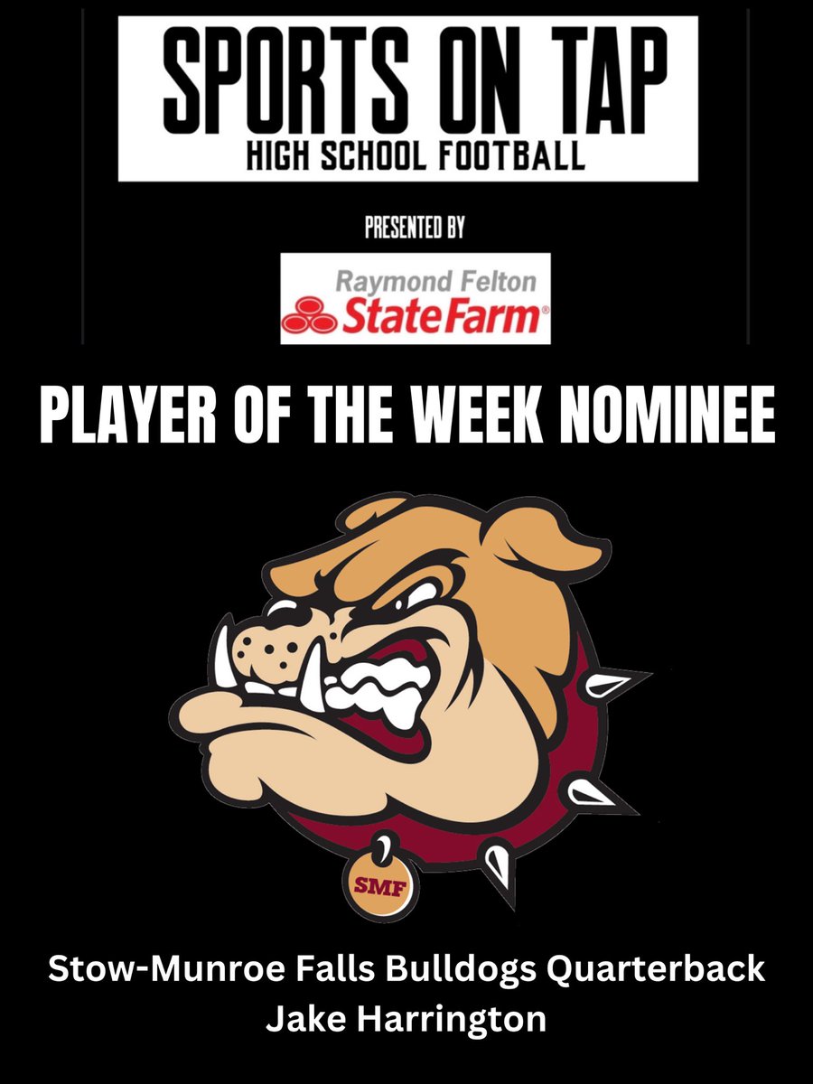 Sports On Tap (@sotpodcast) on Twitter photo Stow-Munroe Falls QB Jake Harrington
17-20 247 Yards 4 Touchdown’s
<a href="/stowfootball/">Stow Football</a> <a href="/SMFSports/">SMFSports</a> <a href="/J_harrington7/">Jake</a> <a href="/SuburbanLgOH/">Suburban League</a> Stow-Munroe Falls QB Jake Harrington
17-20 247 Yards 4 Touchdown’s
<a href="/stowfootball/">Stow Football</a> <a href="/SMFSports/">SMFSports</a> <a href="/J_harrington7/">Jake</a> <a href="/SuburbanLgOH/">Suburban League</a>