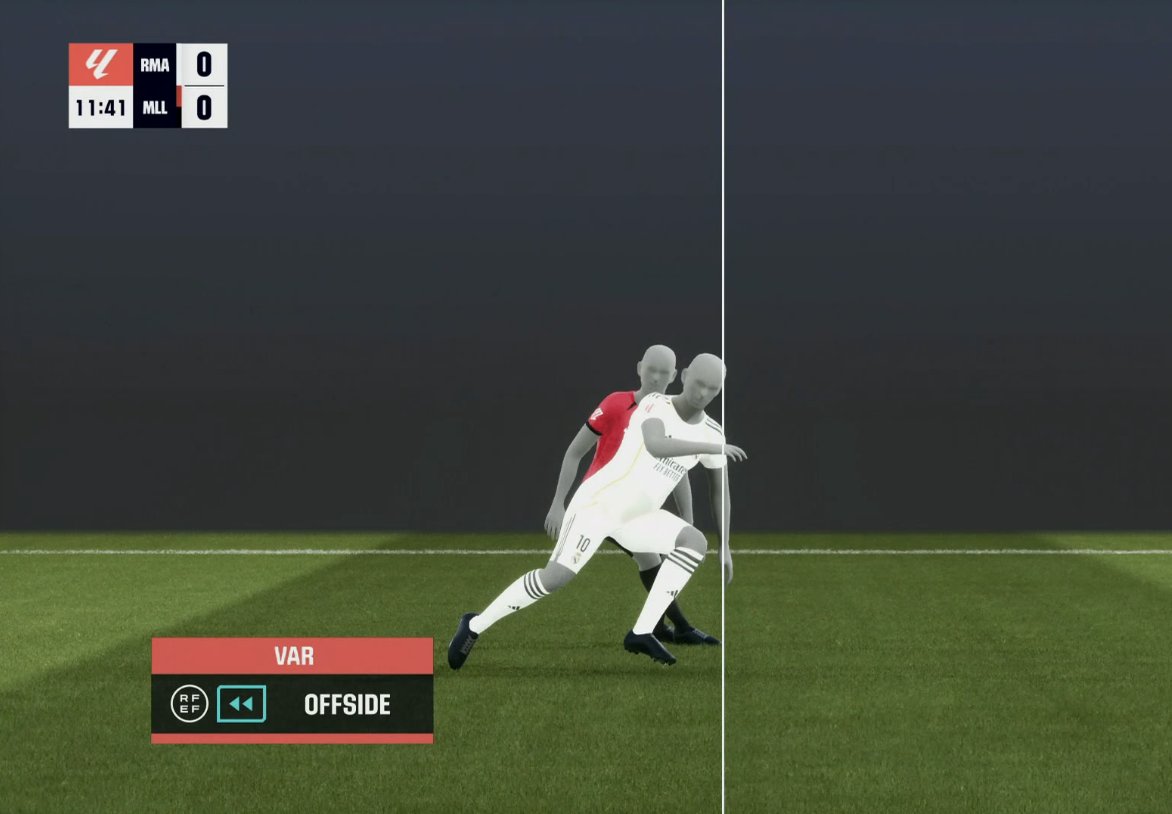 TouchlineX's tweet photo. 📸 - CLEAR PROOF THAT MBAPPE'S GOAL WAS OFFSIDE! https://t.co/aeEOQC2Rkp