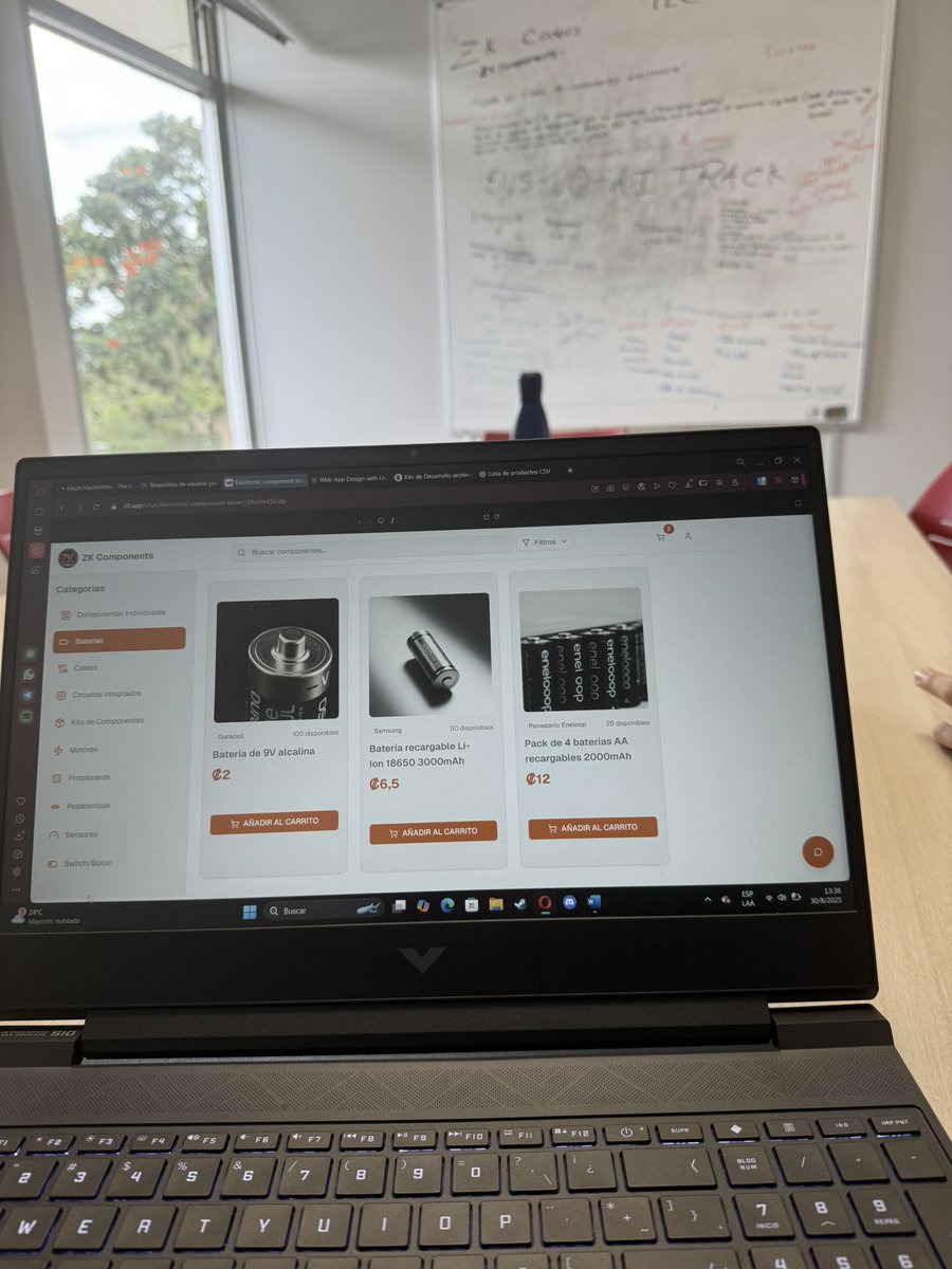 ZKComponents's tweet image. Second advance using prompting with @v0 @vercel tools! 🚀

Really excited to see all the parts coming together!🤖 

Pura vida! 🇨🇷

#AlephHackathon #Web3