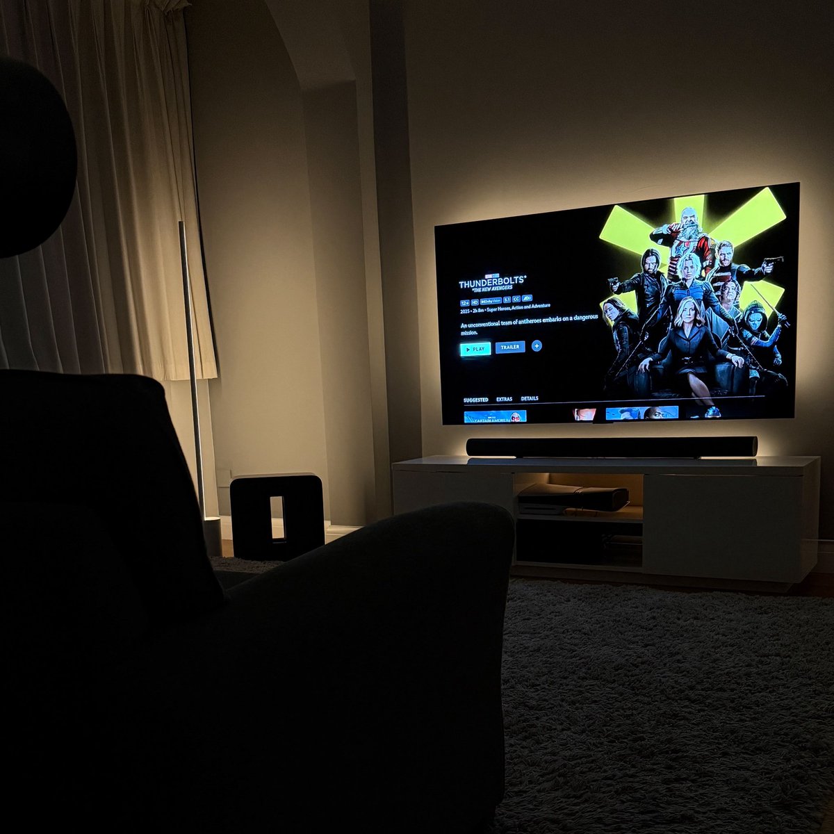 Movie night with a few upgrades 🍿
<a href="/Sonos/">Sonos</a>