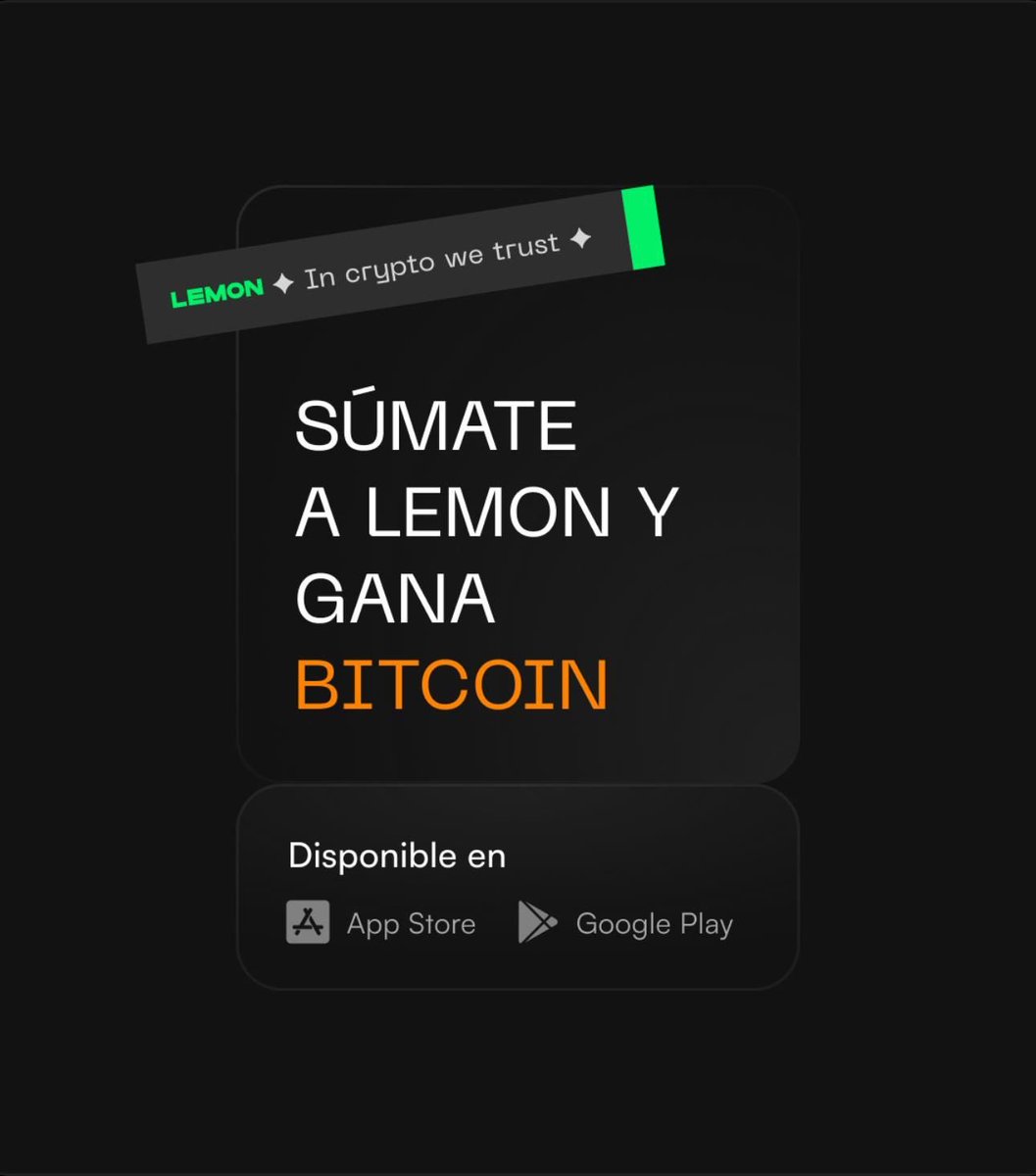 T6 ESPORTS (@t6esportss) on Twitter photo Buen fin de semana a todos 🐙
Por si no se enteraron <a href="/lemonapp_pe/">Lemon Perú</a> esta dando 7 S solo por registrarse en su billetera con el código “t6pe”
Valido hasta el 01/09/2025 🇵🇪
No te pierdas ser parte de la onda verde. 🟢🫵 Buen fin de semana a todos 🐙
Por si no se enteraron <a href="/lemonapp_pe/">Lemon Perú</a> esta dando 7 S solo por registrarse en su billetera con el código “t6pe”
Valido hasta el 01/09/2025 🇵🇪
No te pierdas ser parte de la onda verde. 🟢🫵