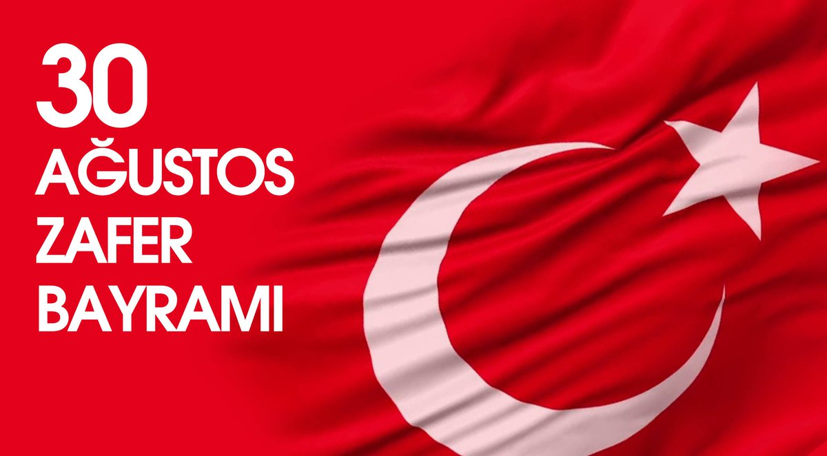 102 yıl önce kazanılan bu büyük zafer, milletimizin bağımsızlık ve özgürlük kararlılığının en güçlü ifadesidir.

Başta Gazi Mustafa Kemal Atatürk olmak üzere, tüm kahramanlarımızı saygı ve minnetle anıyoruz.

#30Ağustos #30AgustosZaferBayrami