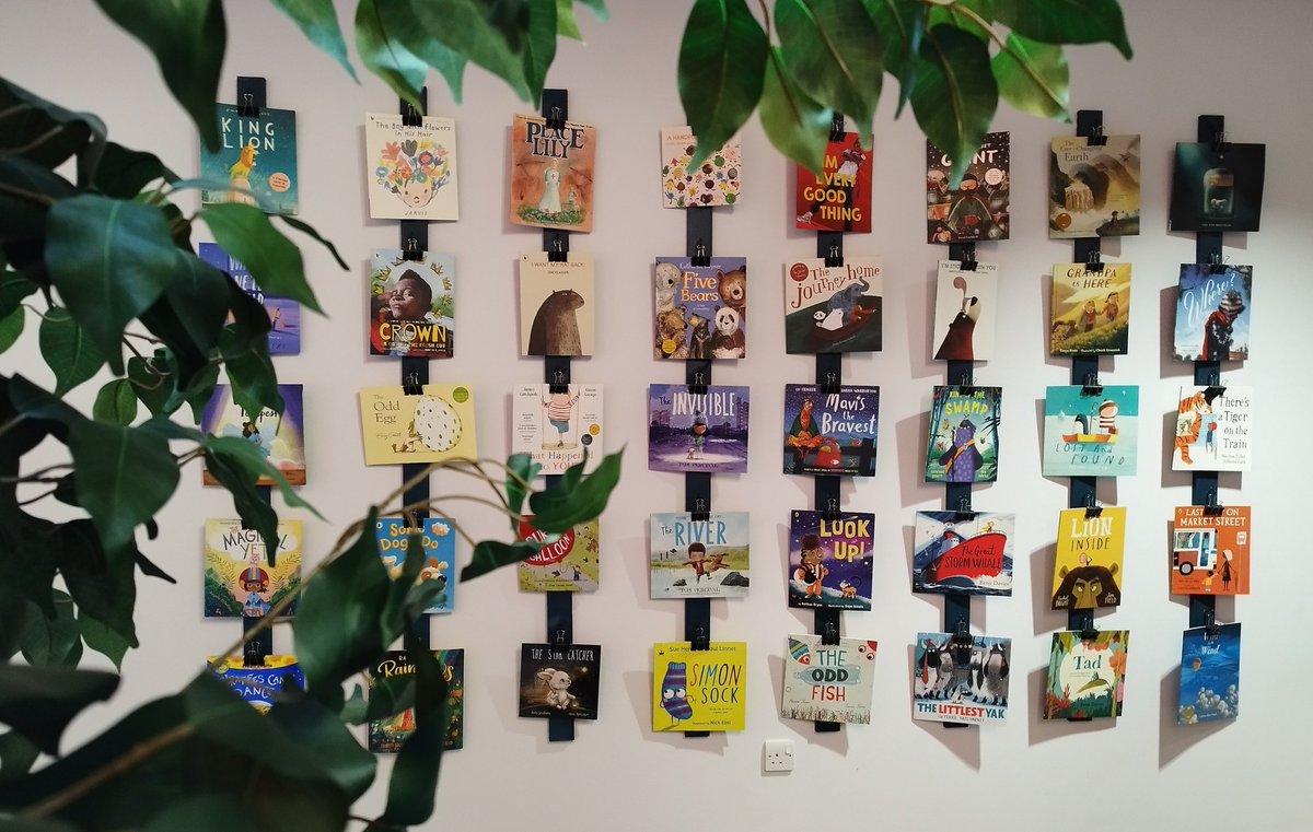 The wall of PD books has been changed for the new year. Books to help is tackle the big conversations every Friday. We start with King Lion by <a href="/EmmaYarlett/">Emma Yarlett</a> . Love this wall and the conversations they inspire. Thanks once again to <a href="/MrHtheteacher/">Christopher Harrison</a> for the three year plan of books.