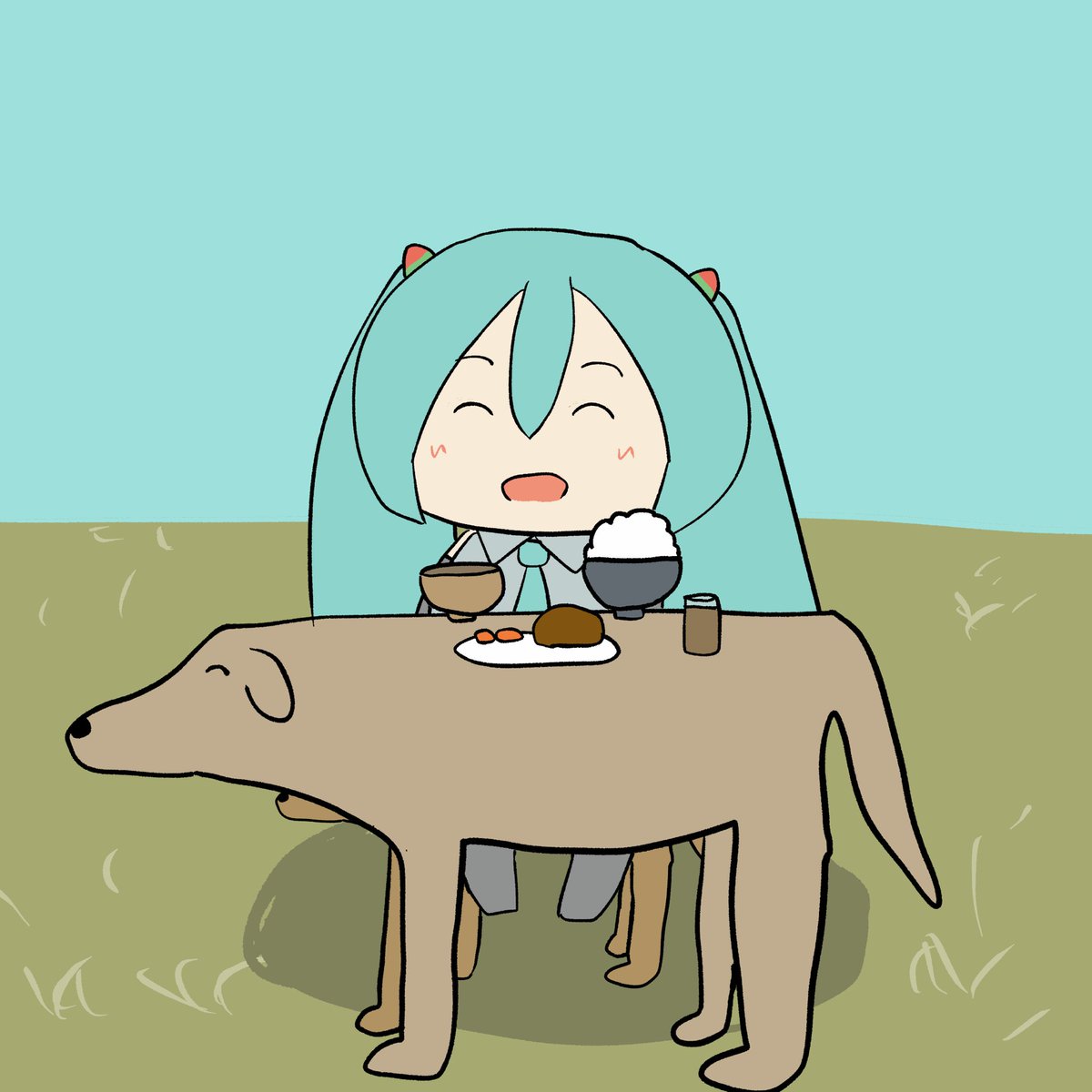 初音ミク 「」|ツインテール今村のイラスト