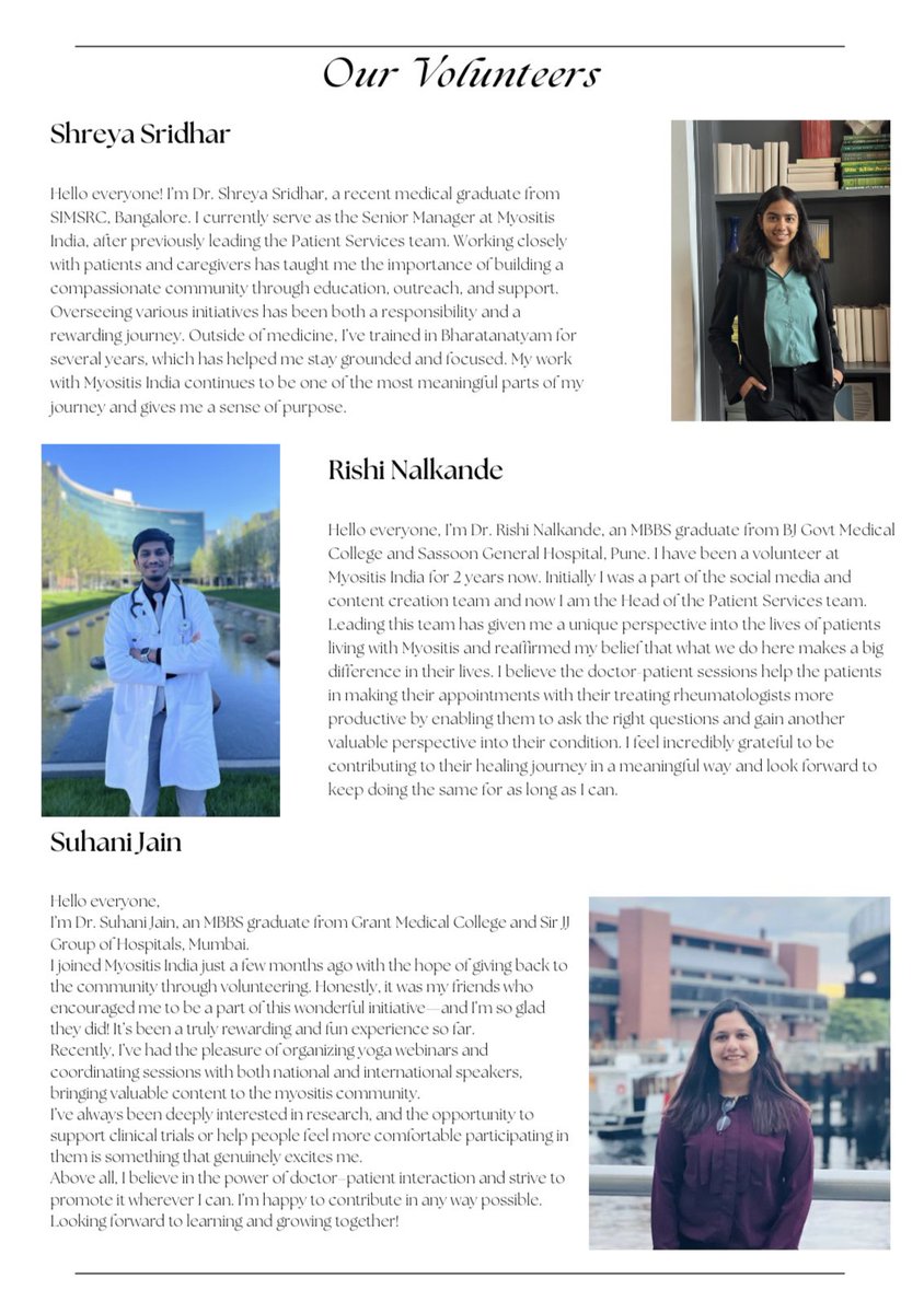 Myositis_India's tweet image. Our quarterly newsletter is out!

#MedTwitter #myostis #doctor