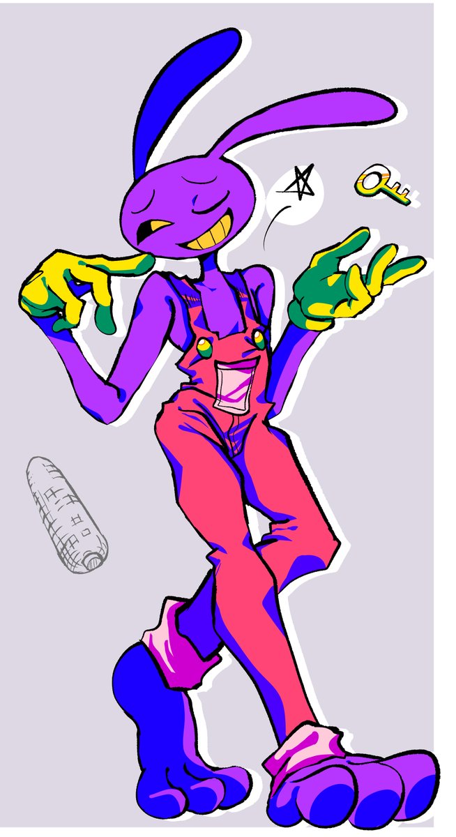 JAX　ジャックス
#tadcjax #TheAmazingDigitalCircus #tadcfanart #アメイジングデジタルサーカス