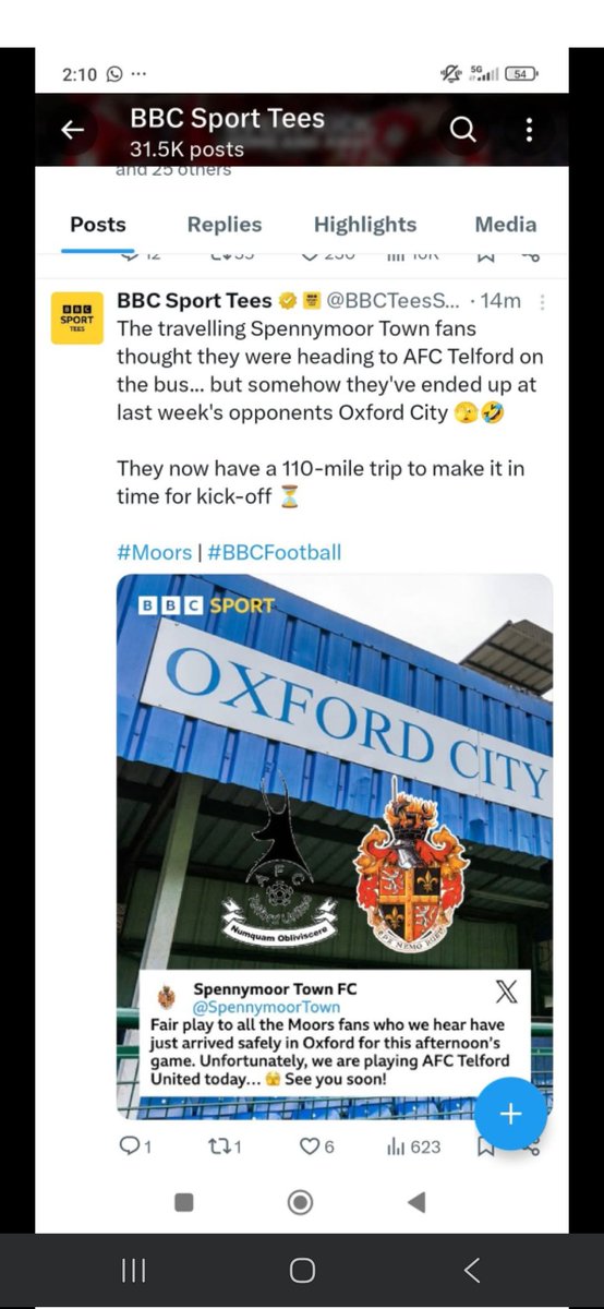 Spennymoor Town London Branch tweet media