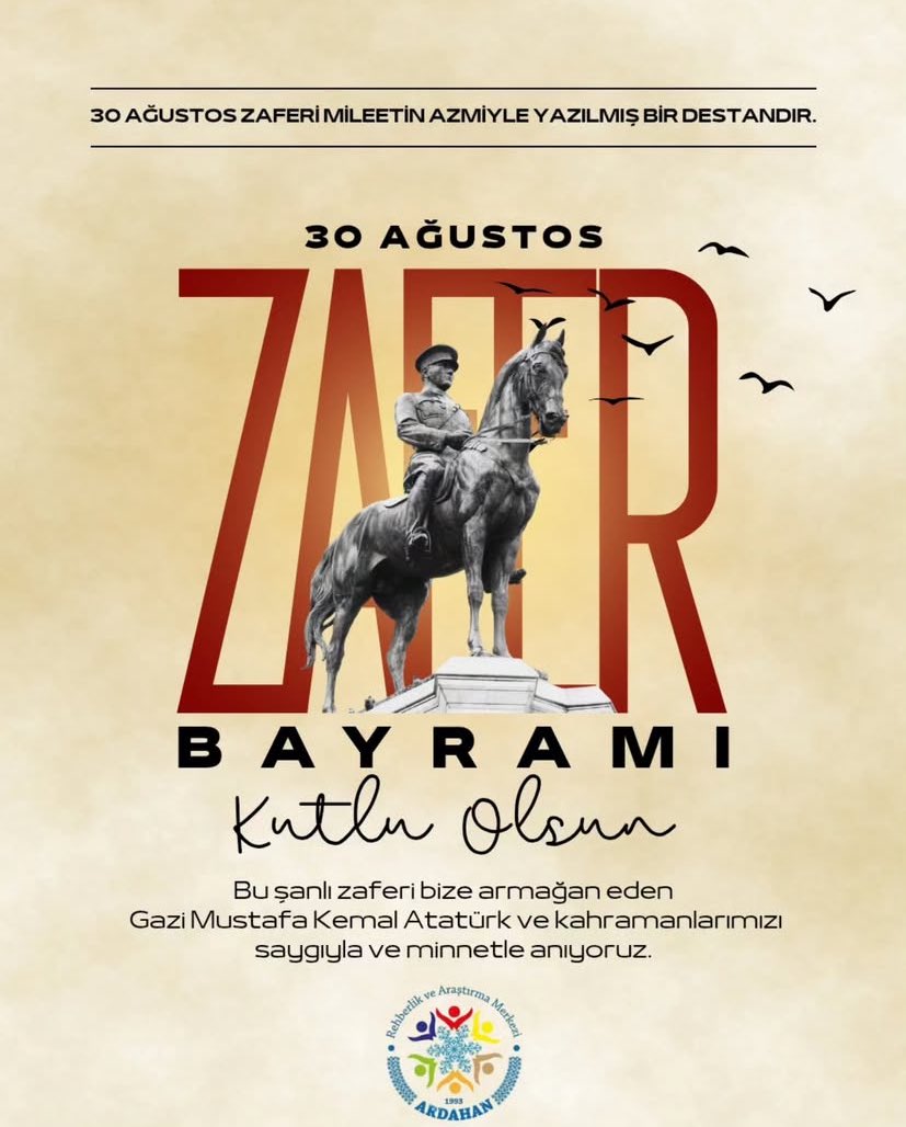 30 Ağustos Zafer Bayramı Kutlu Olsun