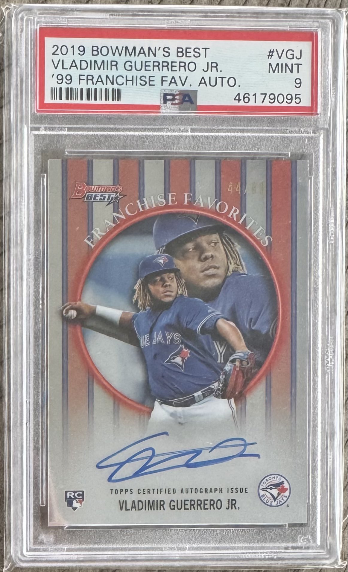 MLBカード　 vladimir guerrero jr. RC auto 2024 Topps Chrome Black Vladimir Guerrero Jr Auto Autograph