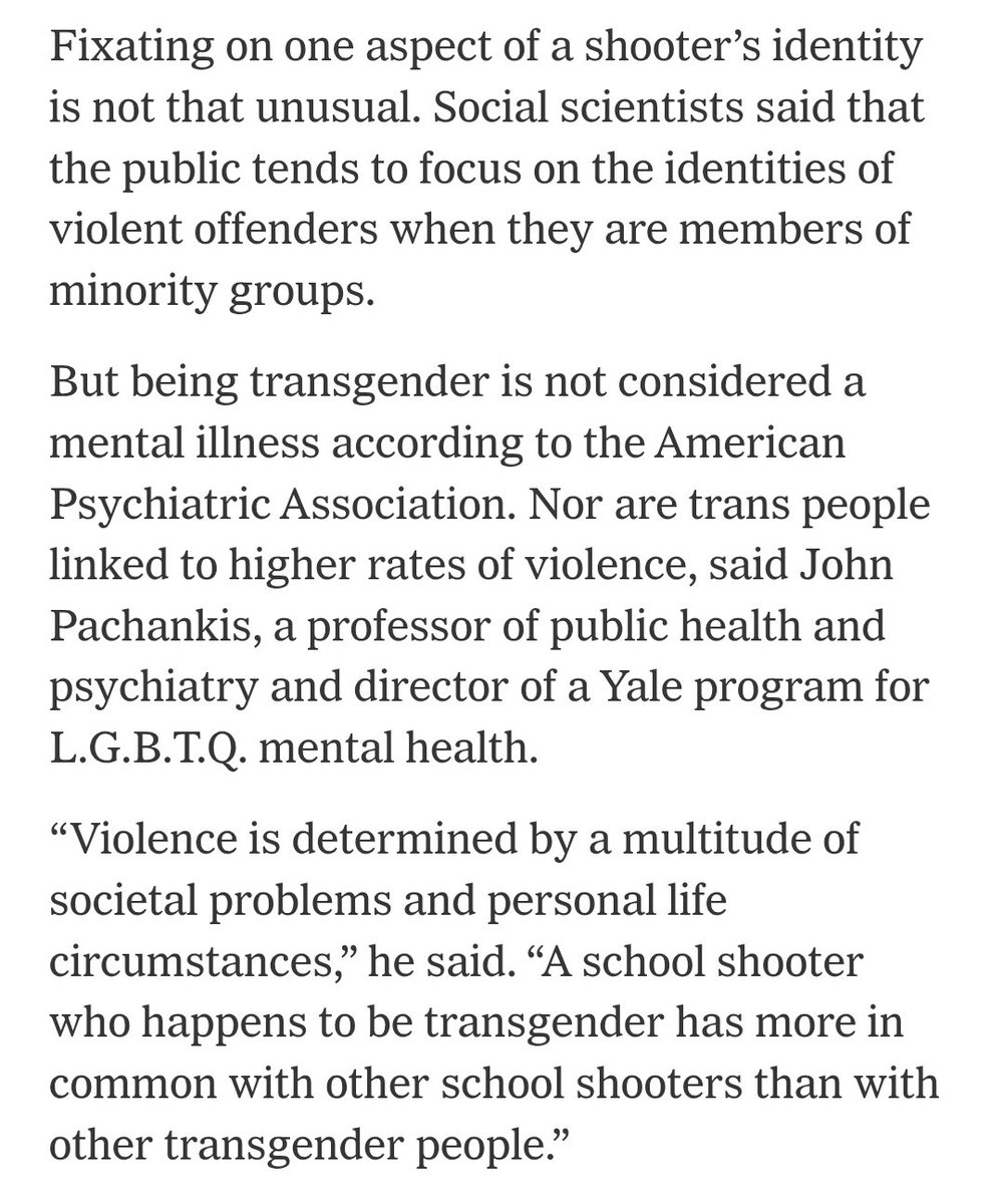 TimJustTim2's tweet image. Yhe right knows the more the general public hears the word "transgender" near the word "shooter" the more they'll associate them. It worked for "Muslim" &amp;amp; "terrorist" and "Haitian" &amp;amp; "AIDS" and "eating cats". Soon, even the auto fact checkers push the lie.

Read below