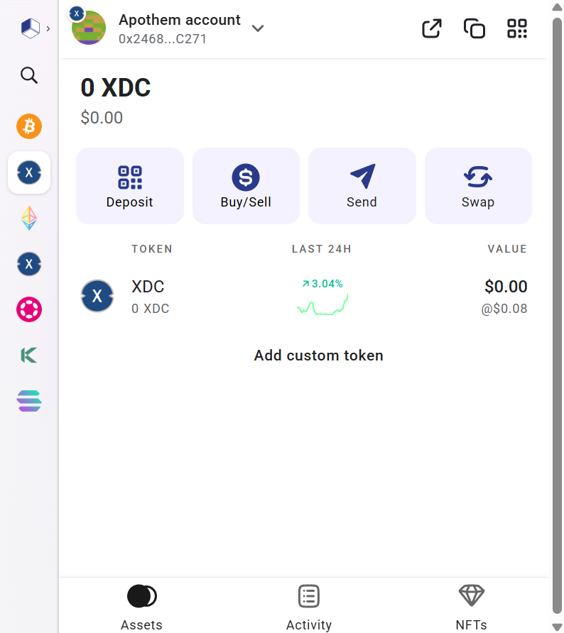 blockspaywallet's tweet image. Say hello to the future of multichain wallets – the upgraded #BlocksPay Wallet extension!
✅ Manage tokens with live USD valuation
✅ Pin &amp;amp; explore networks with ease
✅ Secure key management

Enhanced Extension Update Walkthrough: medium.com/@openscan/bloc…

#MultiChain #XDC #ETH
