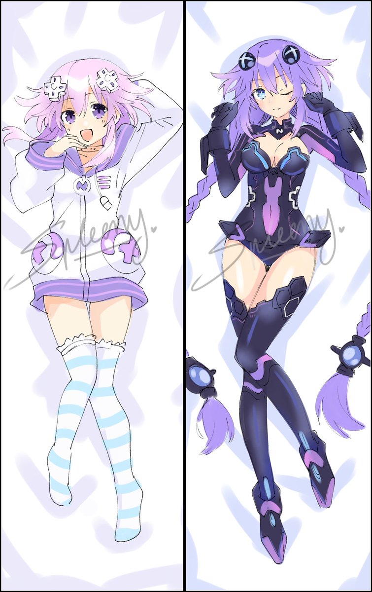 Neptune/Purple Heart  Dakimakura Reveal

Will be available later in my Ko-fi shop for purchase (already printed, but shipping only within EU countries)
Or available as a downloadable file for self-printing (will be a bit more expensive)