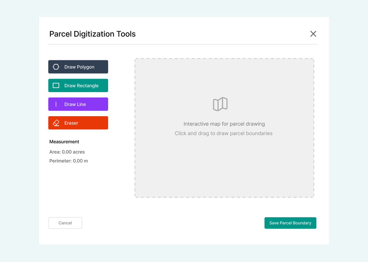 Day 15/20  UI Design Challenge✨

Parcel Digitization Tool ✍️✍️
Kept it minimal with clear color-coded tools &amp; real-time measurements.

#UIDesign #UXUI #DesignTwitter #ProductDesign #DailyUI